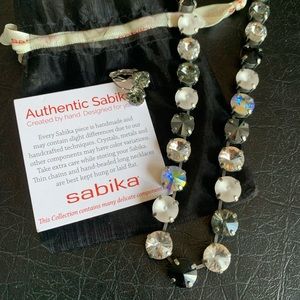 Sabika choker necklace & earrings